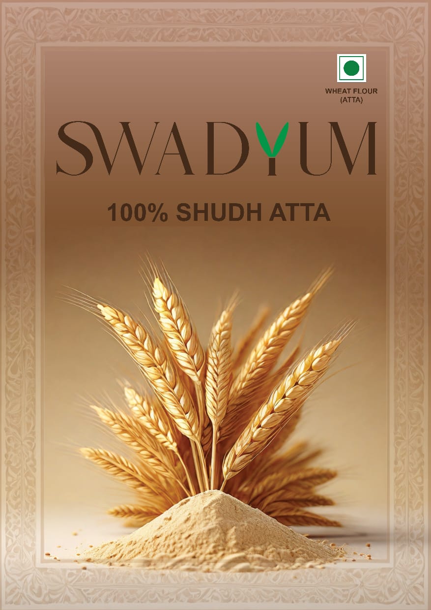 Whole Wheat by SWADYUM – 10kg | Premium Chakki Fresh Atta